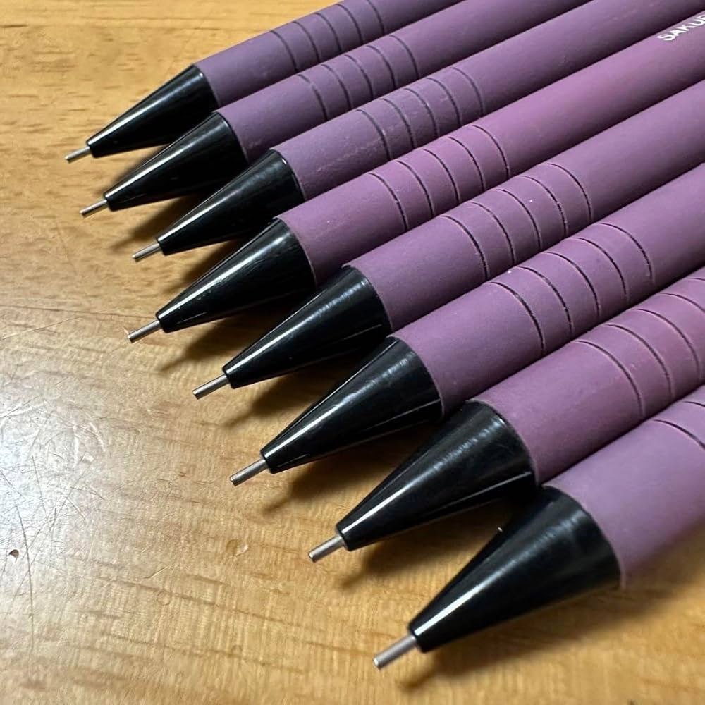Amazon.co.jp: サクラ NOCKS ノックス NS100 シャーペン 8本 紫